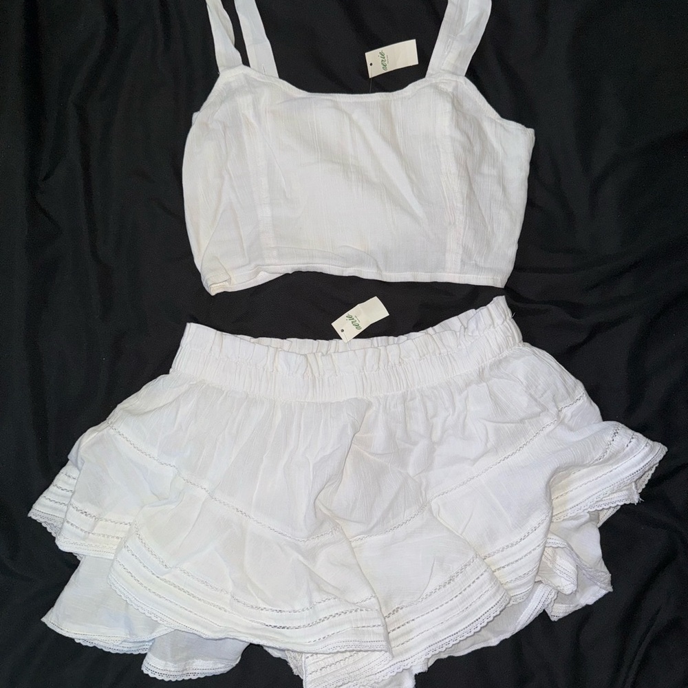 White Two-Piece Set